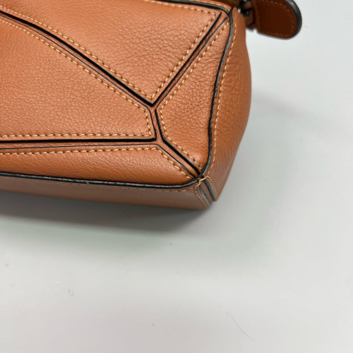 Loewe Mini Puzzle Calfskin Tan