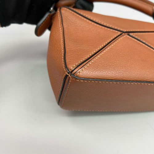 Loewe Mini Puzzle Calfskin Tan