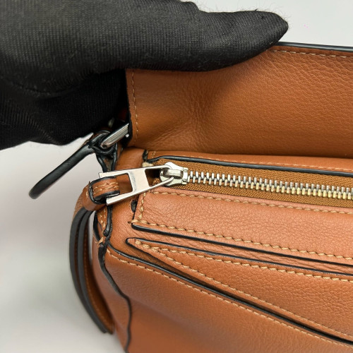 Loewe Mini Puzzle Calfskin Tan