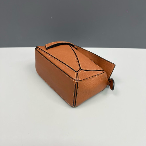 Loewe Mini Puzzle Calfskin Tan