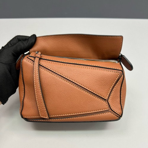 Loewe Mini Puzzle Calfskin Tan
