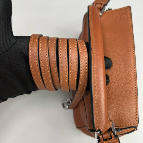 Loewe Mini Puzzle Calfskin Tan