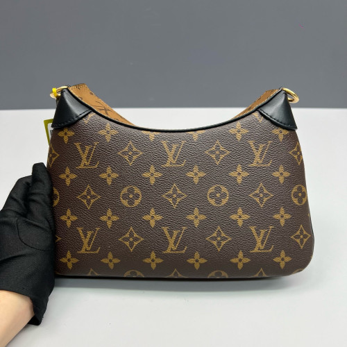 Louis Vuitton Shoulder Bag Monogram Brown Black
