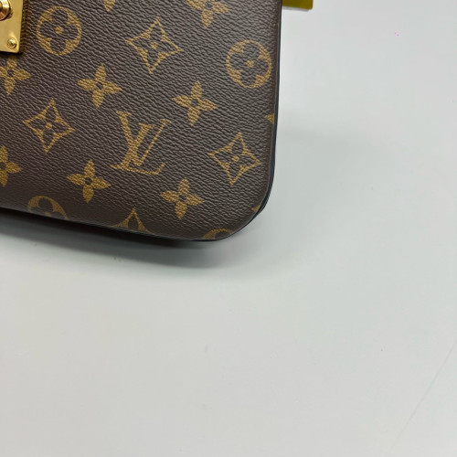Louis Vuitton Shoulder Bag Monogram Brown Black