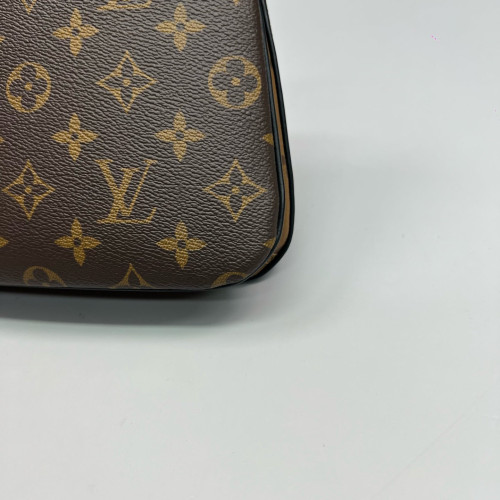 Louis Vuitton Shoulder Bag Monogram Brown Black