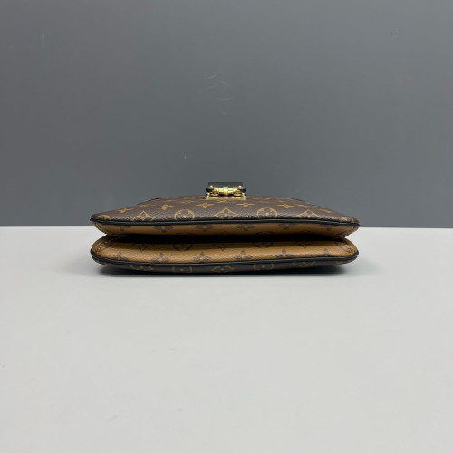 Louis Vuitton Shoulder Bag Monogram Brown Black