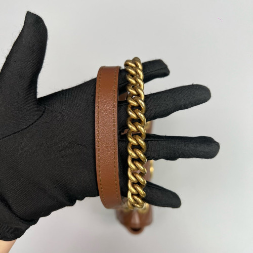 Gucci Mini GG Marmont Calfskin Tan