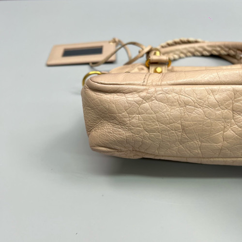 Balenciaga City Two-Way Bag Arena Lambskin Nude Pink