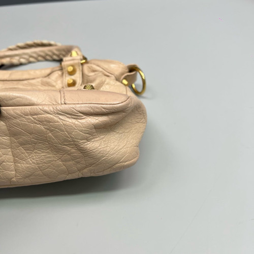 Balenciaga City Two-Way Bag Arena Lambskin Nude Pink