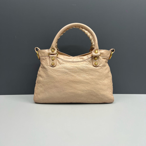 Balenciaga City Two-Way Bag Arena Lambskin Nude Pink
