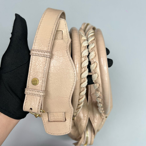 Balenciaga City Two-Way Bag Arena Lambskin Nude Pink