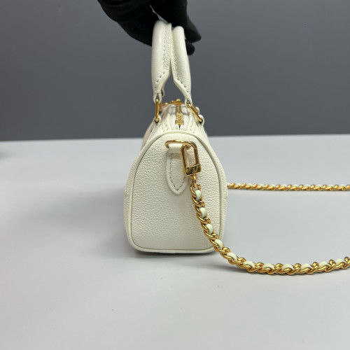 Louis Vuitton Nano Speedy Bandouliere Monogram Empreinte Giant Light Green