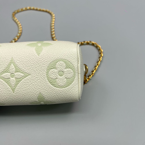 Louis Vuitton Nano Speedy Bandouliere Monogram Empreinte Giant Light Green