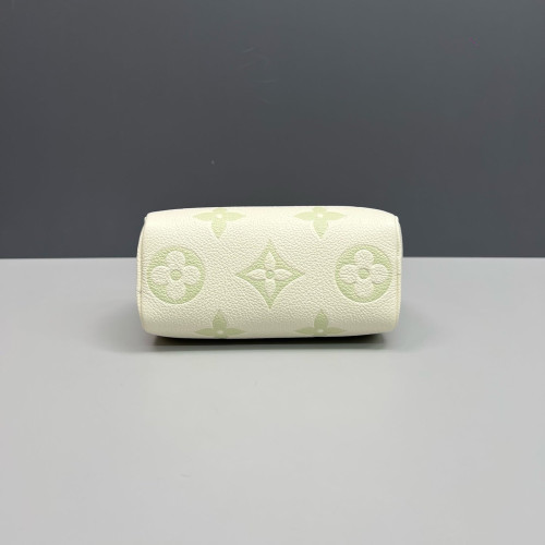 Louis Vuitton Nano Speedy Bandouliere Monogram Empreinte Giant Light Green