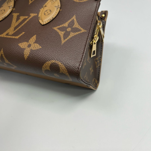 Louis Vuitton Onthego East West Reverse Monogram Giant Brown Black