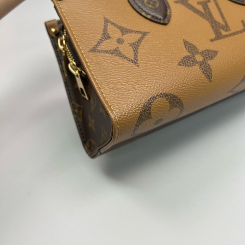 Louis Vuitton Onthego East West Reverse Monogram Giant Brown Black