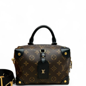 Louis Vuitton Petite Malle Souple Monogram Brown Black