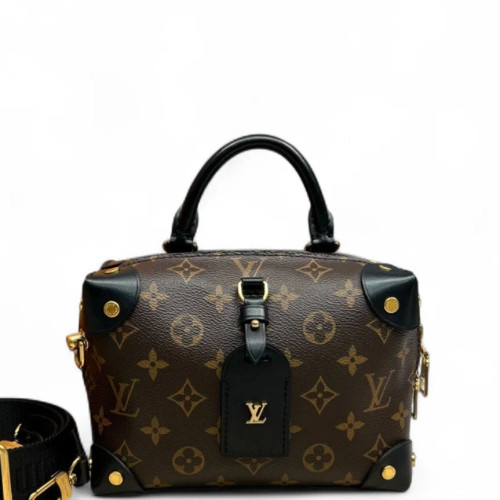 Louis Vuitton Petite Malle Souple Monogram Brown Black