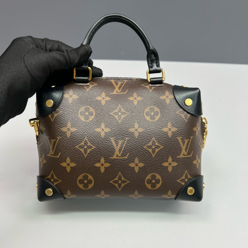 Louis Vuitton Petite Malle Souple Monogram Brown Black