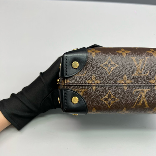 Louis Vuitton Petite Malle Souple Monogram Brown Black