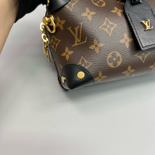 Louis Vuitton Petite Malle Souple Monogram Brown Black