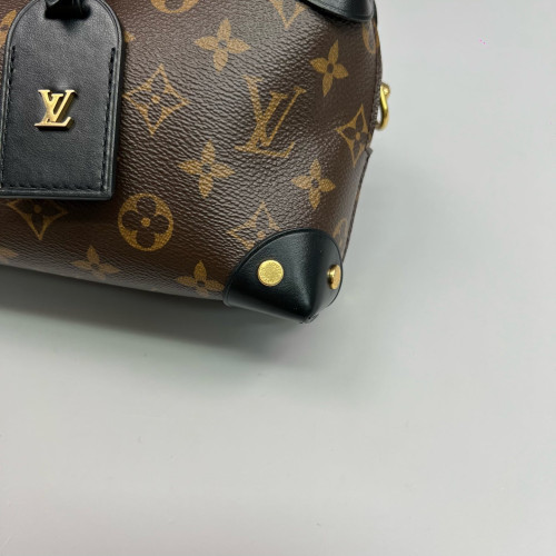 Louis Vuitton Petite Malle Souple Monogram Brown Black