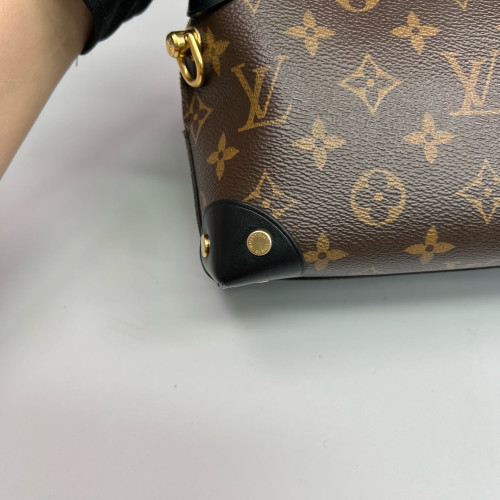 Louis Vuitton Petite Malle Souple Monogram Brown Black