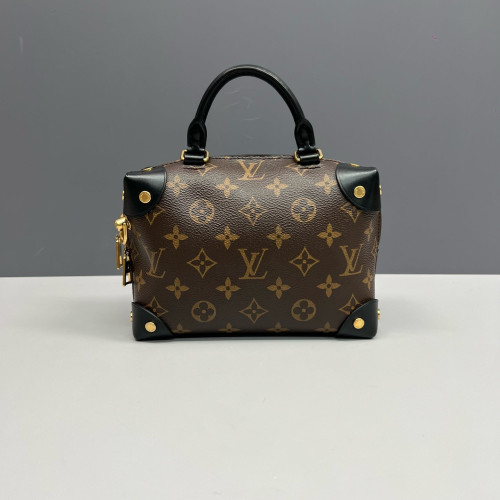 Louis Vuitton Petite Malle Souple Monogram Brown Black