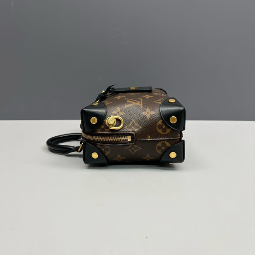 Louis Vuitton Petite Malle Souple Monogram Brown Black