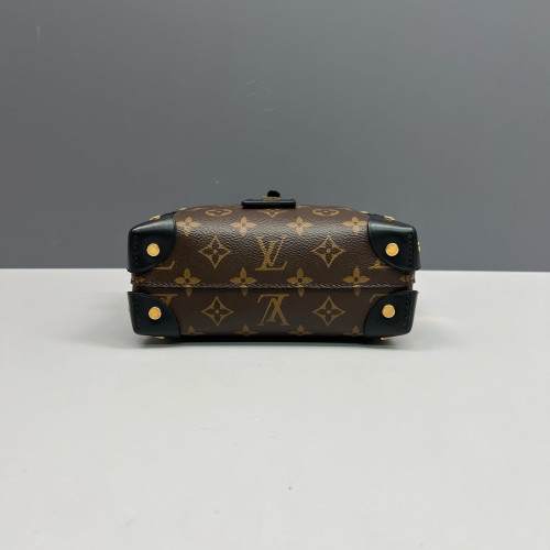 Louis Vuitton Petite Malle Souple Monogram Brown Black