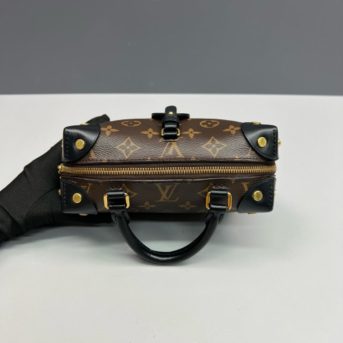 Louis Vuitton Petite Malle Souple Monogram Brown Black