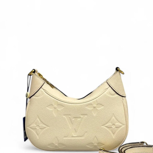 Louis Vuitton Bagatelle NM Monogram Empreinte Giant White