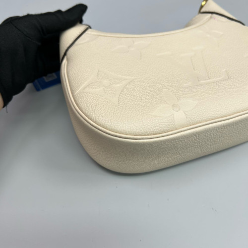 Louis Vuitton Bagatelle NM Monogram Empreinte Giant White