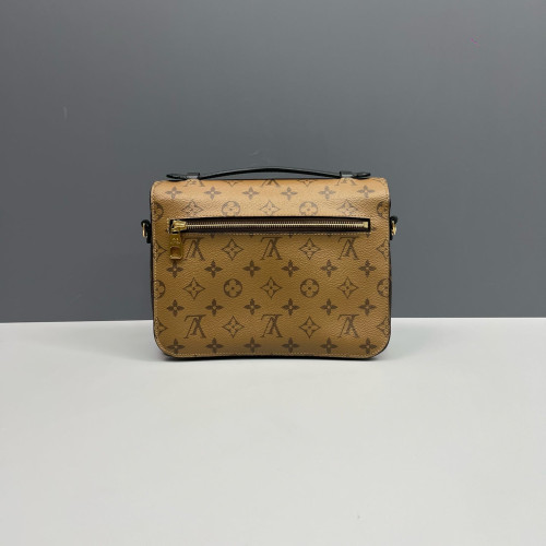 Louis Vuitton Pochette Metis Reverse Monogram Brown Black