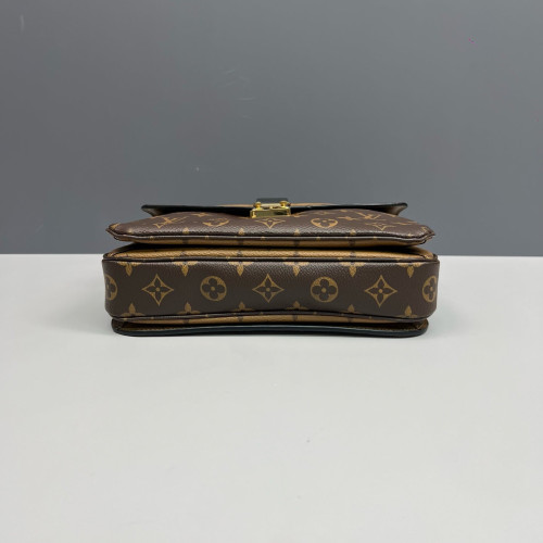 Louis Vuitton Pochette Metis Reverse Monogram Brown Black