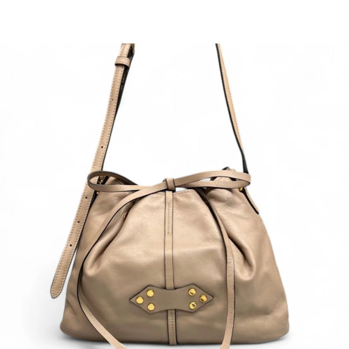 Miu Miu Bucket Soft Calfskin Natural Tan