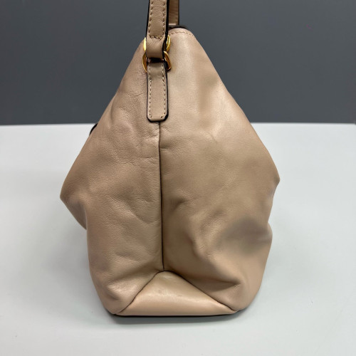 Miu Miu Bucket Soft Calfskin Natural Tan