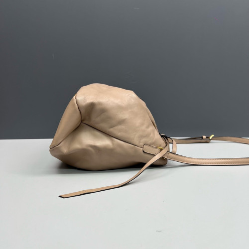 Miu Miu Bucket Soft Calfskin Natural Tan