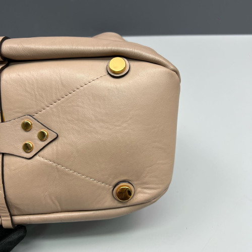 Miu Miu Bucket Soft Calfskin Natural Tan
