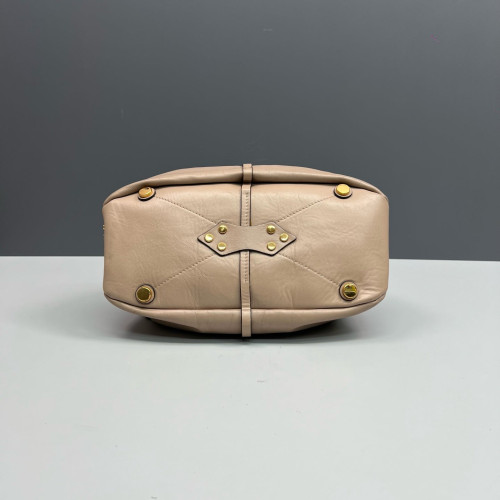 Miu Miu Bucket Soft Calfskin Natural Tan