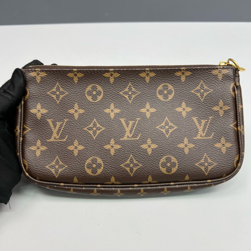 Louis Vuitton Multi Pochette Accessories Monogram Brown Pink