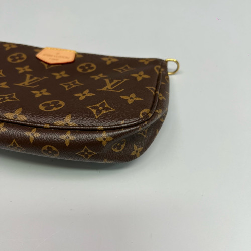 Louis Vuitton Multi Pochette Accessories Monogram Brown Pink
