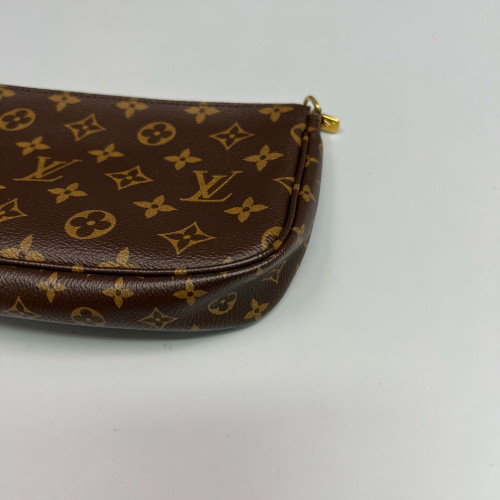 Louis Vuitton Multi Pochette Accessories Monogram Brown Pink
