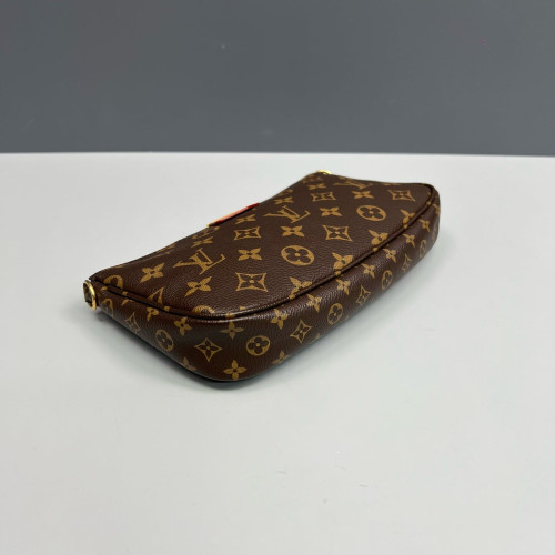 Louis Vuitton Multi Pochette Accessories Monogram Brown Pink