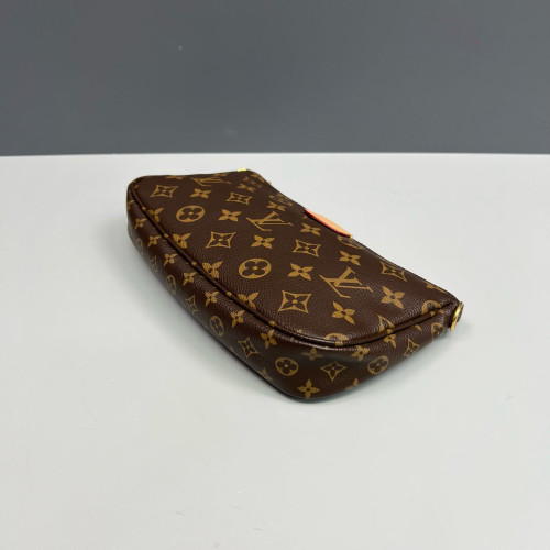 Louis Vuitton Multi Pochette Accessories Monogram Brown Pink