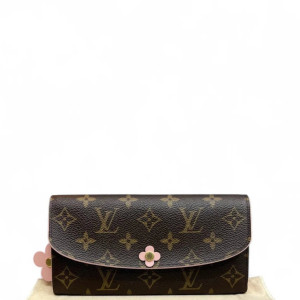 Louis Vuitton Emilie Wallet Monogram Brown Pink Louis Vuitton Emilie Wallet Monogram Brown Pink