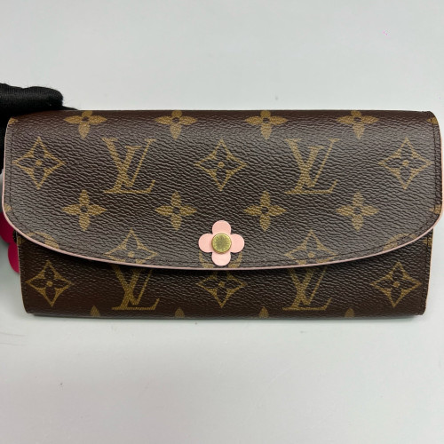Louis Vuitton Emilie Wallet Monogram Brown Pink