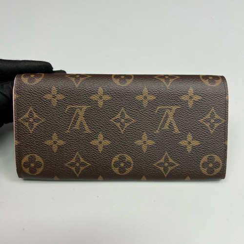 Louis Vuitton Emilie Wallet Monogram Brown Pink