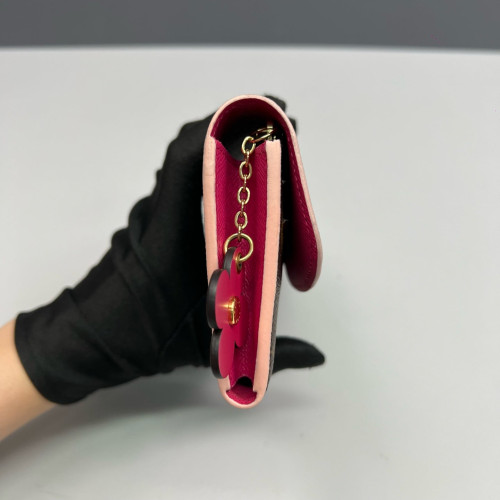Louis Vuitton Emilie Wallet Monogram Brown Pink