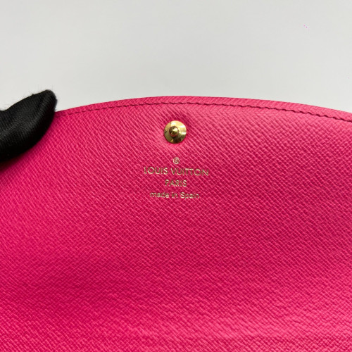 Louis Vuitton Emilie Wallet Monogram Brown Pink